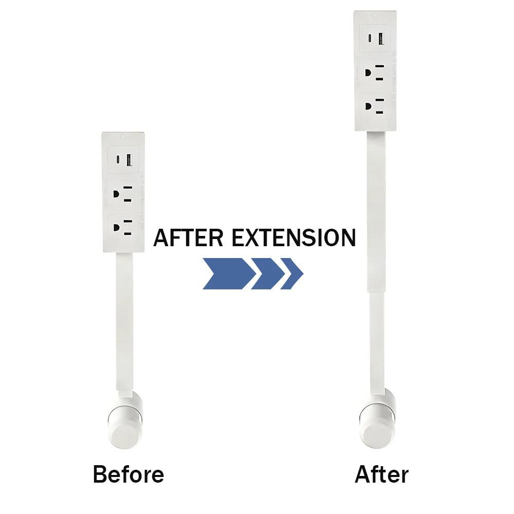 Rotating Wall Plug Outlet Extender